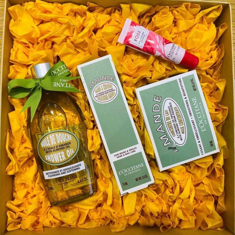 Sweet Almond Rose Beauty Gift Set