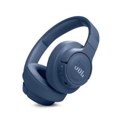 JBL TUNE 770NC Bezdrátová náhlavní hybridní sluchátka s potlačením hluku Kompatibilní s aplikací Vícebodové 40mm měniče (Modrý)