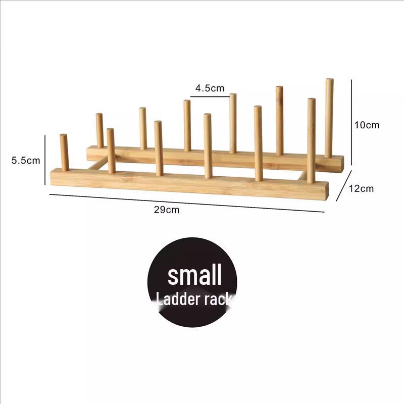 Mehrzweck-Holzregal für Schüsseln, Geschirr, Teegebäck, CDs, Seidengarn, Tassen, Mikrofone und Ping An Kou Farbtafel.