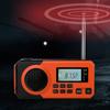 Hand Crank Emergency Radio Portable Weather Radio with Flashlight SOS Alarm Solar Radio for Outdoor Camping and Emergency