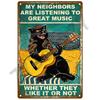 Retro Rock Tin Sign Poster Vintage Wall Poster Metal Sign Decorative Wall Plate Kitchen Plaque Metal Vintage Decor Accessories