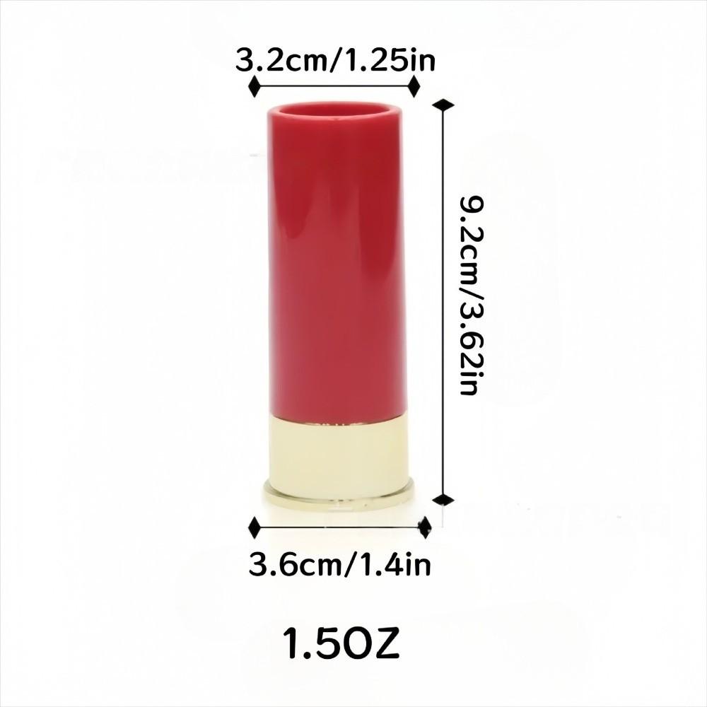 4 Stück/Set Shotglas Trinkbecher in Lebensmittelqualität 12 Gauge Flachbecher Tequila-Gläser Soldatenlippenstift
