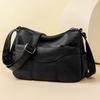 Women's Soft Leather Mother Bag Shoulder Bag Middle-Aged Crossbody Bag