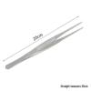 Extra Long Stainless Steel Bent Tip Tweezers for Aquatic Plants and Multi-Purpose Use.