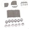 12Pcs Valve Cover Stud Kit Bolts Steel Aluminum for 260 289 302 351