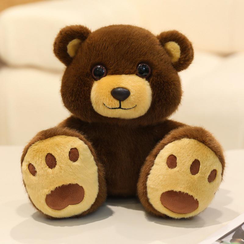 Big Foot Animal Plush Toy - Cute Panda, Koala, Fox & Raccoon Doll Collection