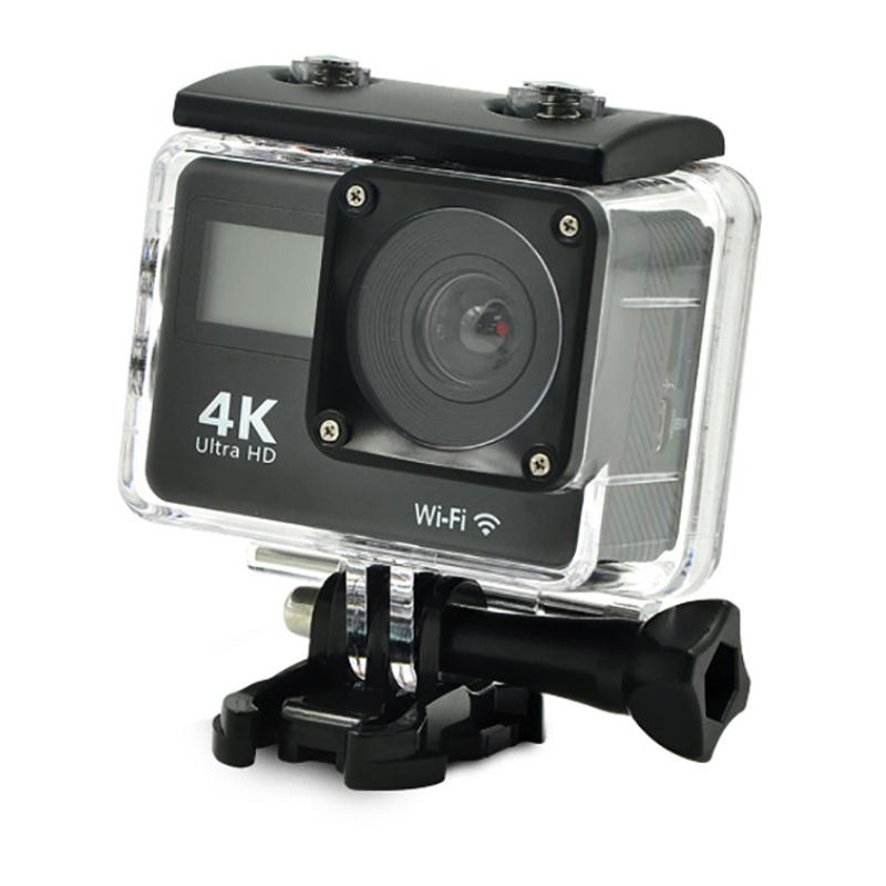 Outdoor 4K 24FPS 16MP HD Action Kamera Doppel-IPS WiFi Go Wasserdicht Pro Sport DV Helm Video Wasserdicht Fernbedienungskamera Webcam