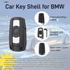 car Key Shell for BMW E87 E81 E90 E71 E53 E60 E61 E64 E70 E84 E89 E90 E91 E92 E93 BMW Key Case with Screwdriver and Keyring, and VL Battery (Rear