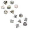 Natural Gemstone Dice Multifaceted Various Shape Polyhedral Digital Game Dice