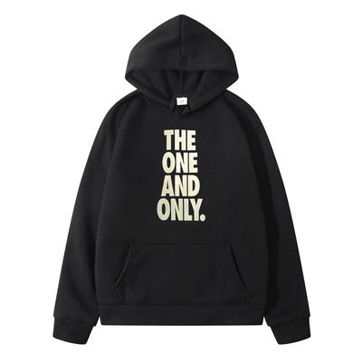 Bluza z kapturem The One and Only Man Męska Odzież Męska Damska Bluza Nowość w Kategori Bluzy i Bluzy Y2k Ubrania Męski Sweter Zimowy