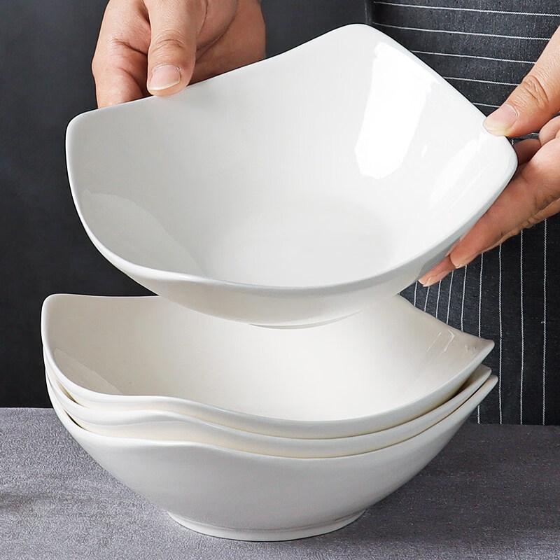 Naijiang Ceramic Square Dinner Plates Set