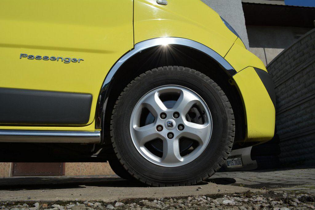 

Накладки на колесные арки (4 шт, нержавейка) 2001-2007 для Nissan Primastar