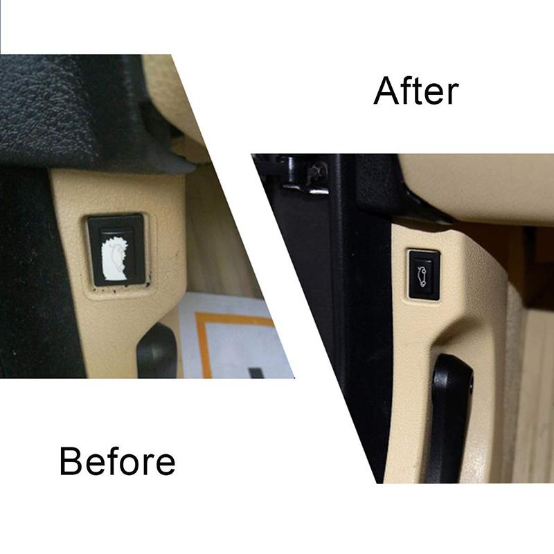 Tailgate Rear Trunk Switch Button Cover for BMW F10 F07 F18 F02 F01 F06 Plastic Black Tail Cover Switch 61319200316