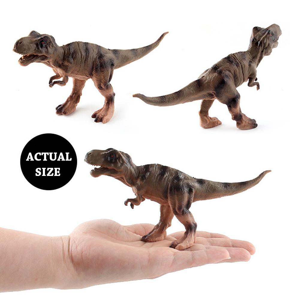 Simulated Dinosaur Toy Car Decor Jurassic Wild Life Tyrannosaurus Rex World Park Dinosaur Models Action Figures Car Accessories
