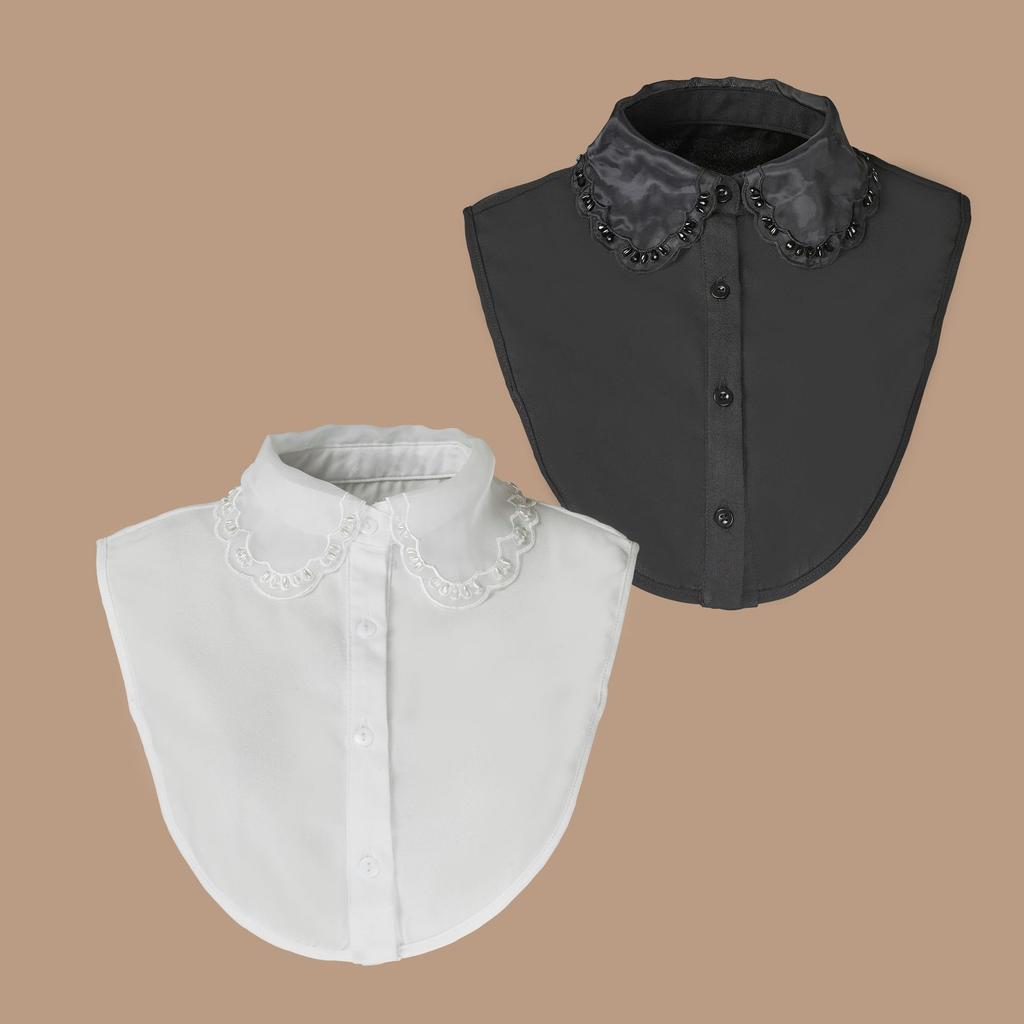 High-Quality Luxury Shirt Detachable Collar for Womens Neckwear Decorative Fake Collar Women's Shirt Collar for All Season