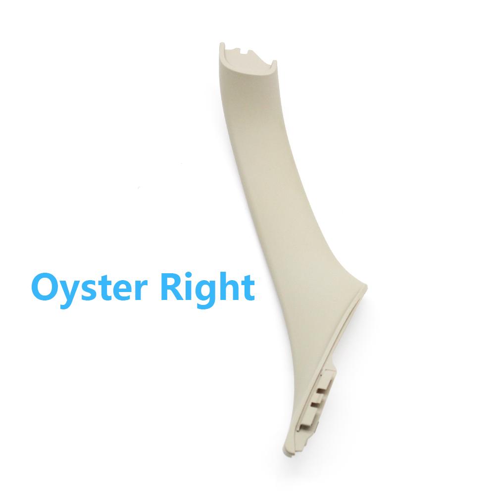 Grey Oyster Car Left Right Interior Door Inside Pull Handle Cover Trim For BMW 5 Series F10 F11 F18 520i 523i 525i 528i