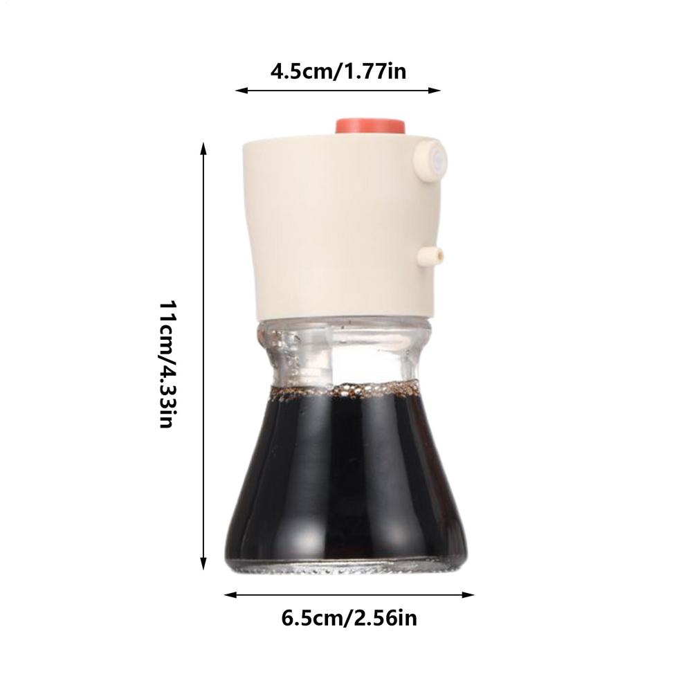 

Скляний диспенсер для олії 80 мл Контейнер для оцту та приправ Скляна пляшка-диспенсер для олії Для ресторану Бару BBQ Шеф-кухаря Аерогрилю Гриля білий