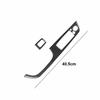 LHD For BMW 3 Series E92 Coupe Carbon Fiber Door Window Switch Cover Trim