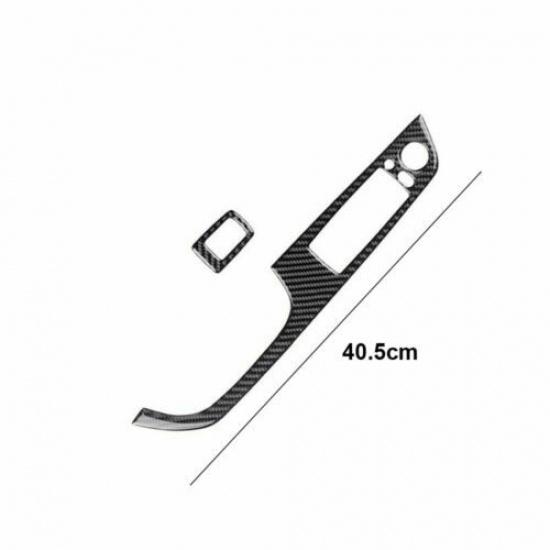 LHD For BMW 3 Series E92 Coupe Carbon Fiber Door Window Switch Cover Trim