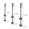 Anel de puxar de silicone elástico macio contas anais de metal Kegel ben wa geisha bola expansor vaginal exercício de aperto brinquedo sexual para mulheres