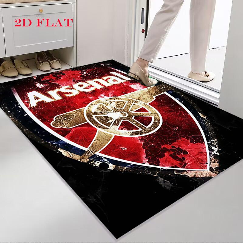 The Gunners Logo Carpet Rug for Living Room Bedroom Home Sofa Decoration,Kids Play Nonslip Floor Mat