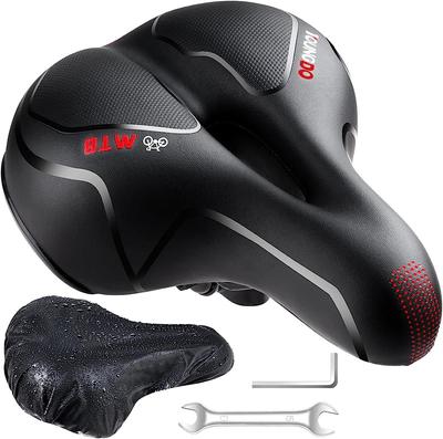 YOUNGDO Bicycle Extra Thick Memory Foam Shock No Butt Cover Included Saddle, Cushion, Absorbing, Pain, Dustproof/Waterproof