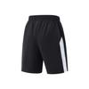 Li-Ning Comfortable Sports Simple Versatile Color-Block Mid-Waist Five-Point Casual Shorts Men Shorts Black AKSV427-1