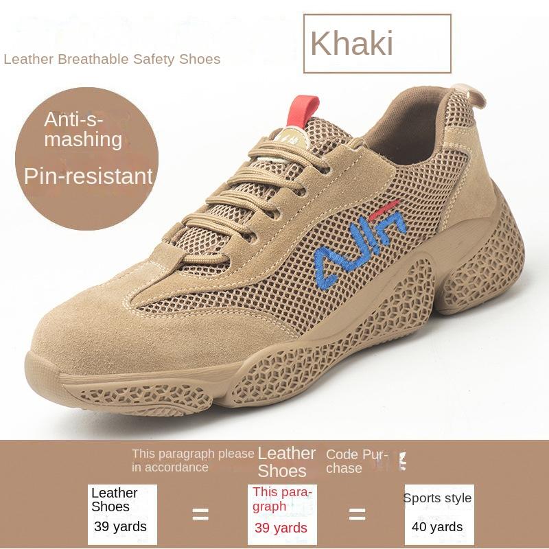 Labor Shoes, Steel Baotou, Smash-proof, Puncture-proof, Breathable, Wear-resistant Protective Safety Shoes, Protective Shoes
