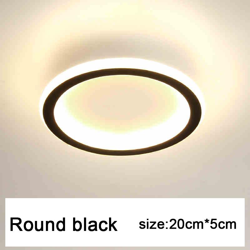Modern LED Aisle Ceiling Lights Nodic Home Lighting Led Surface Mounted for Bedroom Living Room Corridor Light 3-color Lighting