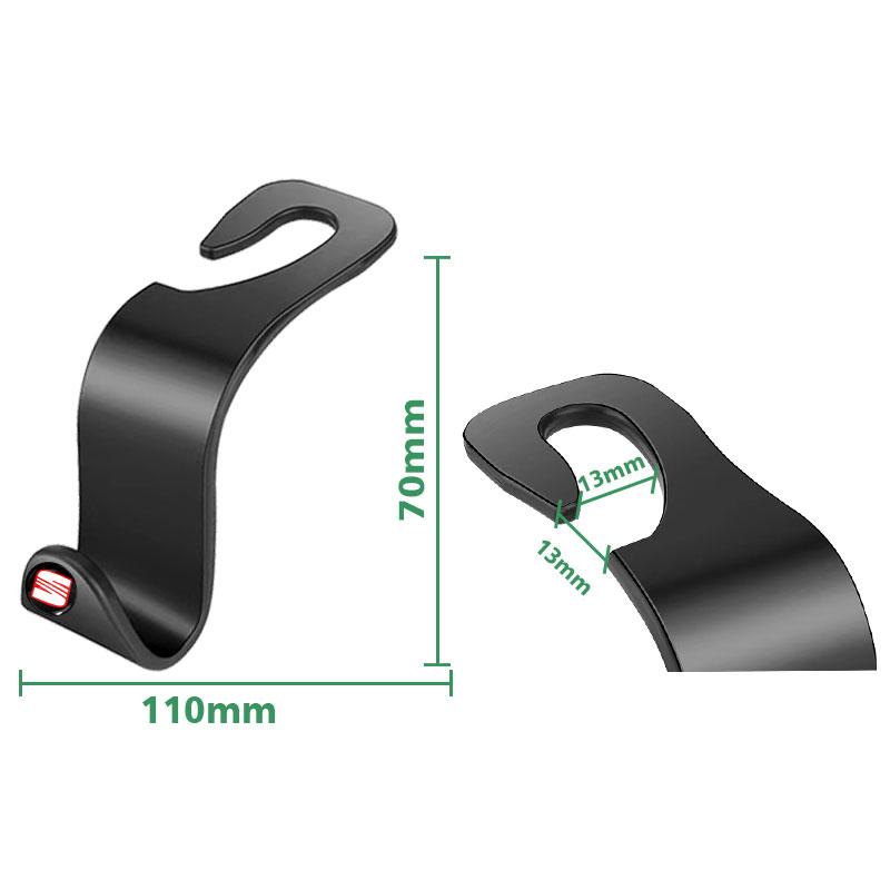 Auto Seat Headrest Hook Storage Hanger Car Interior Accessories For SEAT Leon 5F Ibiza 5 6 MII Altea Toledo 3 Cordoba Alhambra