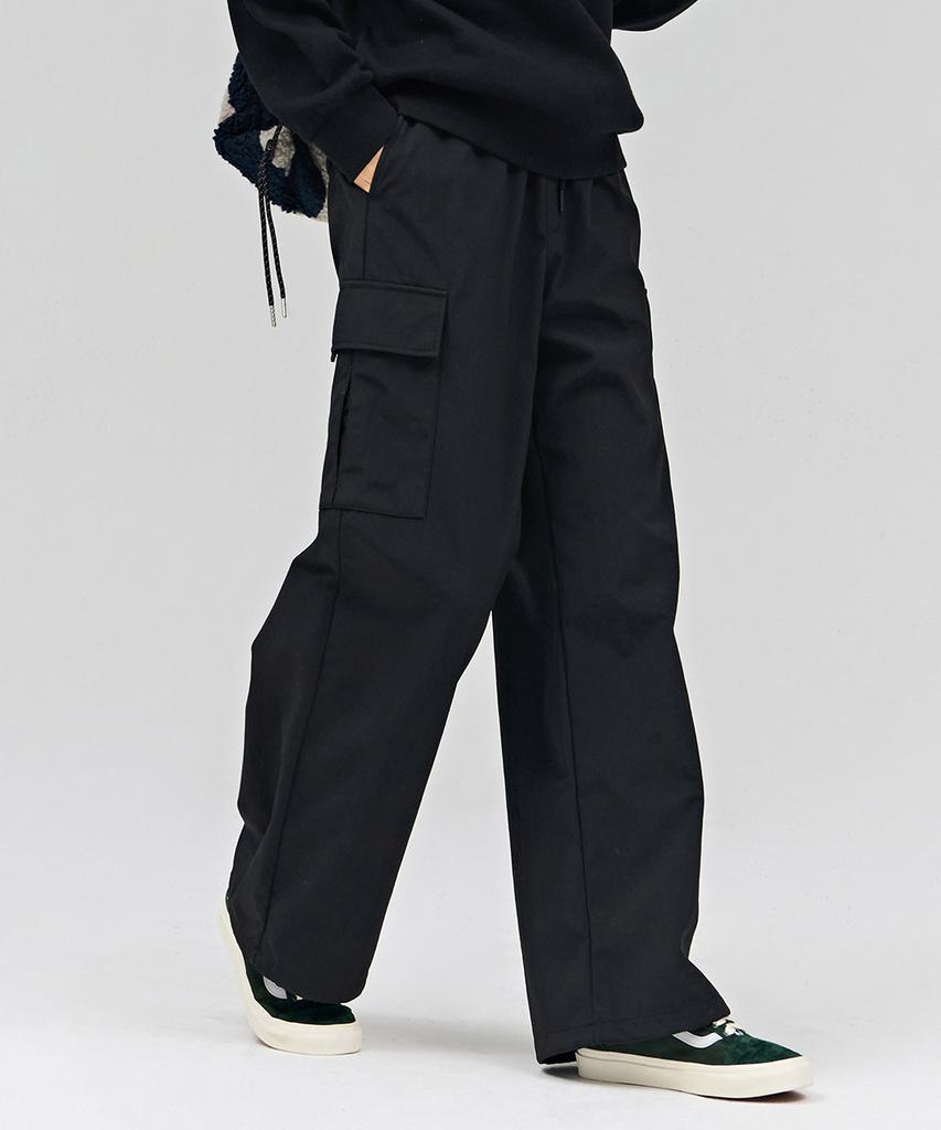 CHASECULT Women'S Wide Bonded Cargo Pants - Black