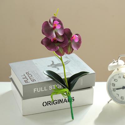 Praktiline ja hõlpsasti hooldatav luksuslik kunstlik orhidee pulmarekvisiit võltslill rõdule