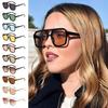 Luxury  UV400 Protection 70s Sunglasses Vintage Retro Style Black Shades Summer Eyeglasses for Women & Men
