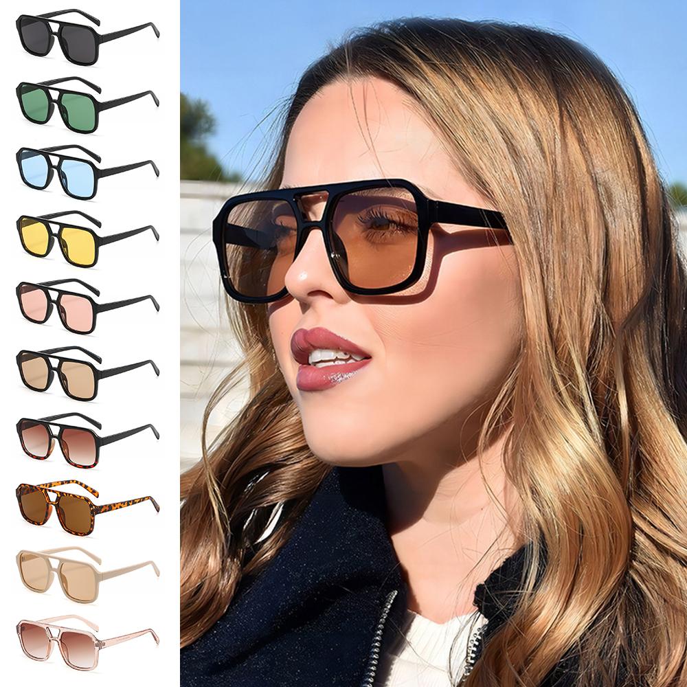 Luxury  UV400 Protection 70s Sunglasses Vintage Retro Style Black Shades Summer Eyeglasses for Women & Men