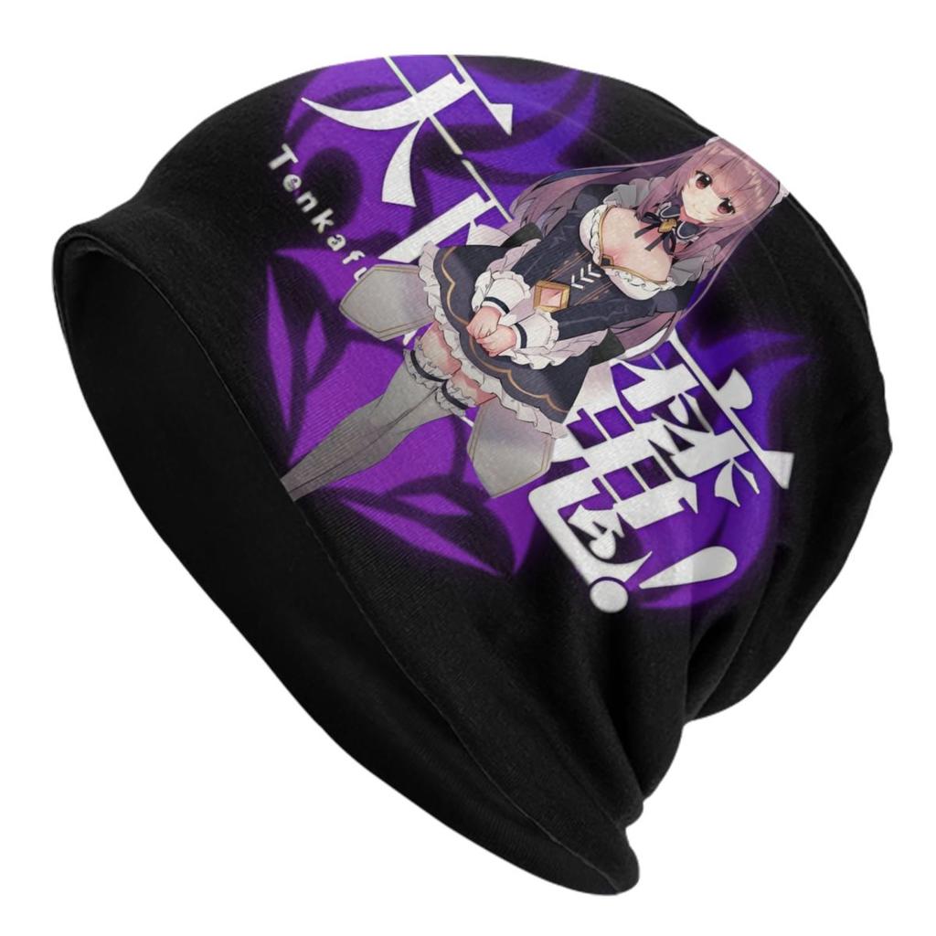 Unisex Bonnet Winter Warm Knitting Hat Japan Game Tenkafumas Anime Cool Beanies Caps Adult Comic Beanie Hats Outdoor Ski Cap