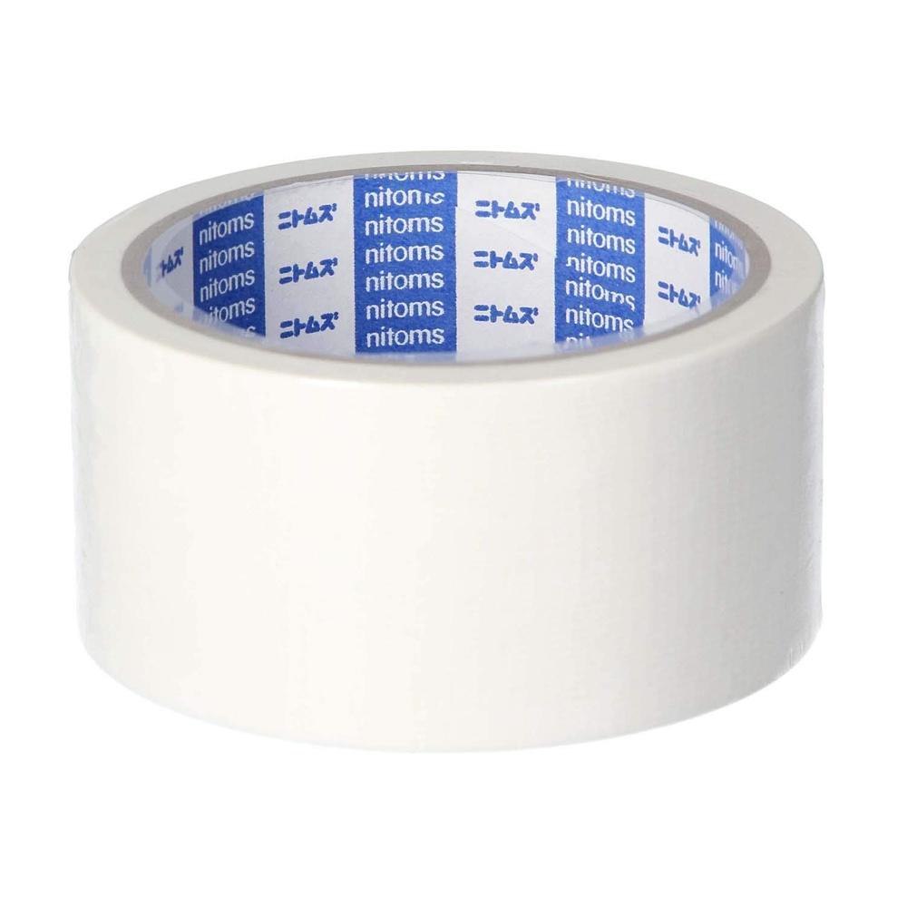 

Nitoms Multipurpose Repair Tape Lite Strong Adhesive Can be cut by hand Width 48mm x Length 10m Thickness 0.17mm 1 roll White M5351