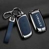 Interior Mouldings Car Alloy Leather Key Case Cover Fob Shell For Lynk&Co Z20 Z10 Lynk&Co 02 01Smart Remote Protector Keychain A