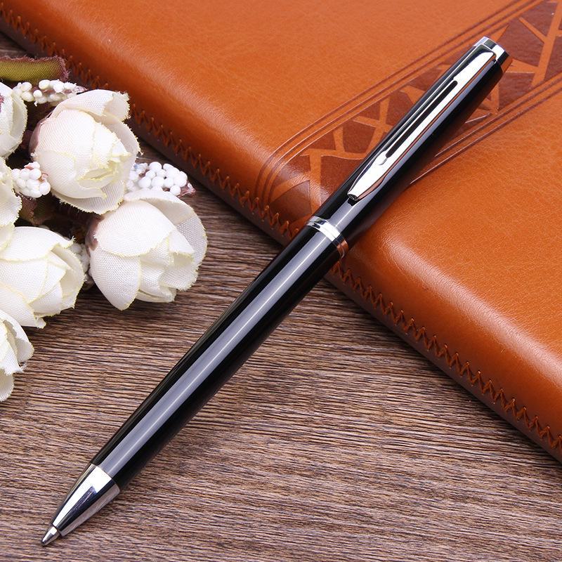 

Шариковая ручка Hill BPM-229 Metal - креативная ручка для рекламы масла black refill чёрный/серебряный