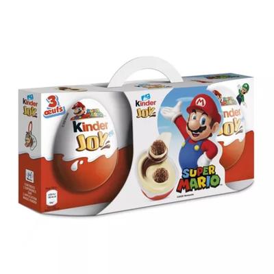 Ferrero Kinder Joy Super Mario Egg Chocolate X 3