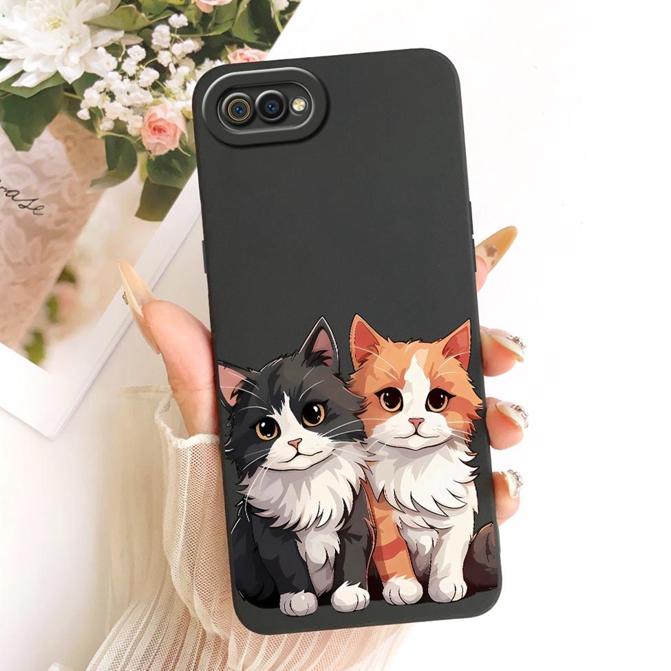 For Realme C2 Case Cover Silicone Luxury Fashion Cool Kawaii Cute Painted Phone Casing RMX1941 RMX1945 RMX1943