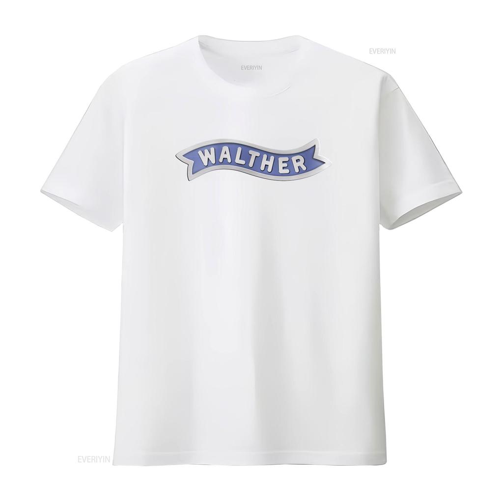 Walther Guns Firearms Logo Mens Black T Shirt Size S 5XL Stylish Print Vintage Washed Streetwear Unisex Slightly Soft Homme