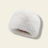 Warm and environmentally friendly fur hat for women, autumn and winter cold protection ear protection bucket hat