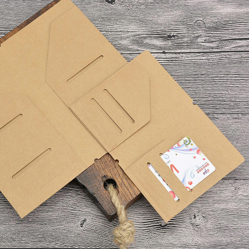 kraft Paper Sorting and Storage Book Archiving Product Ticket Card Travel Notebook Diary Supplement Kraft Refill Insert Cards