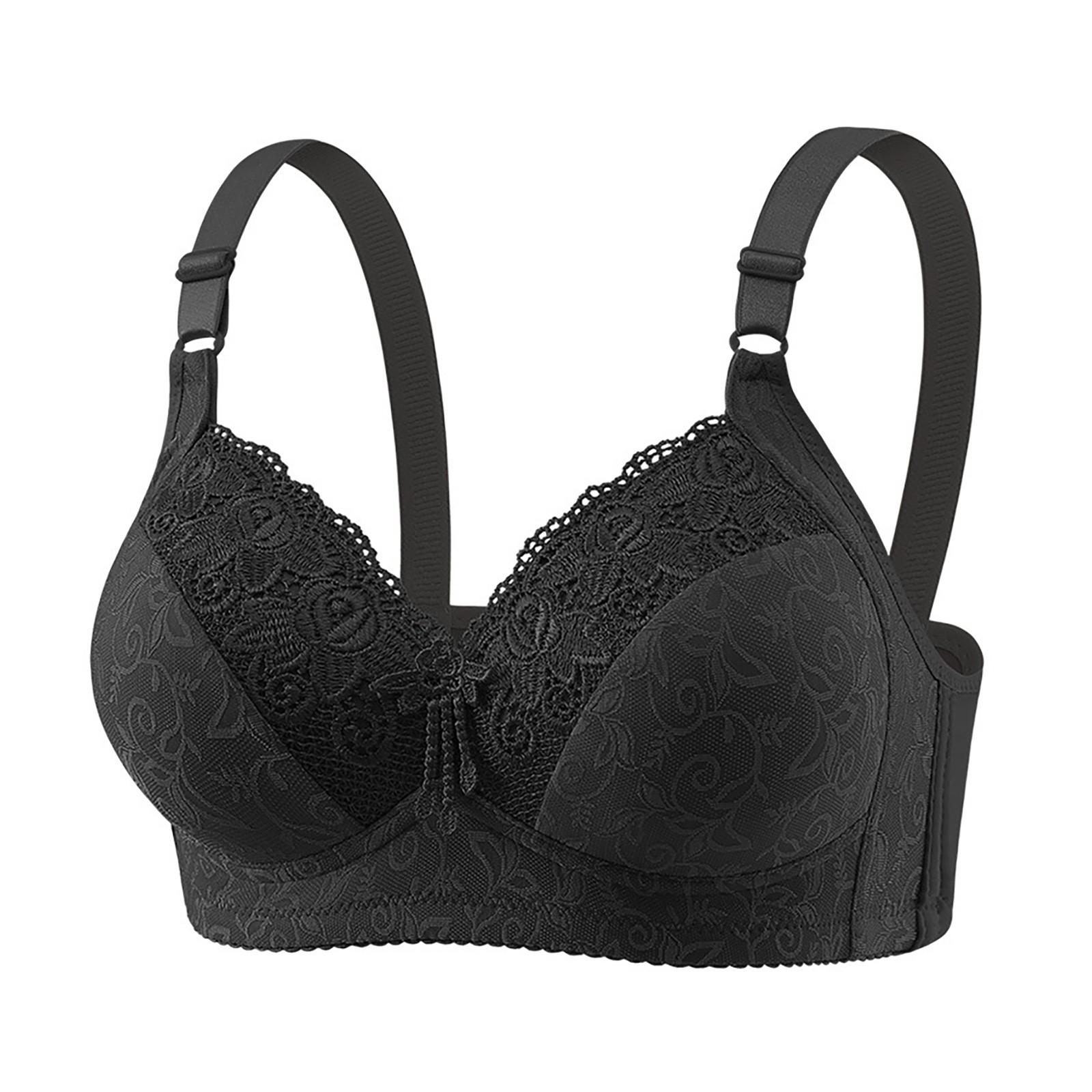 

Lingerie Women s Styling Cup Large Size Without Underwire Thin Adjustable Folding -Sagging Side Milk 38 чорний