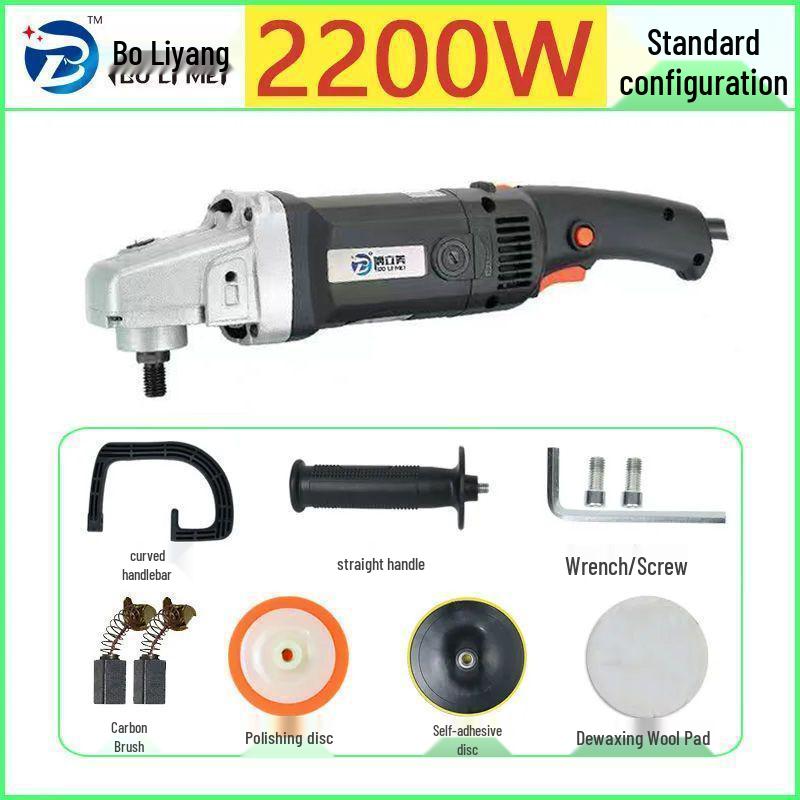 Electric Mini Car Polisher Waxing Tool for Scratch Repair and Household Use