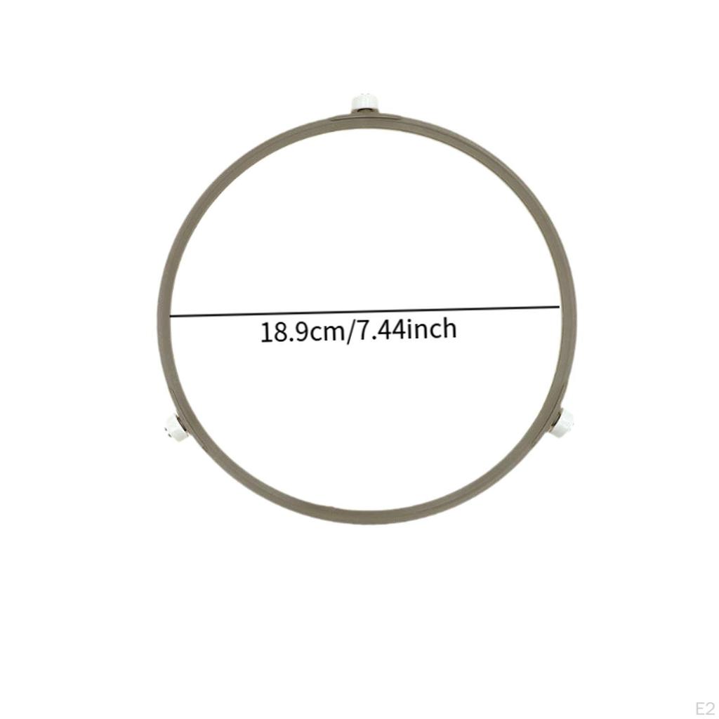 Mikrowellen Drehteller Glasplatte Tablett Träger Halter Stabil Einfach zu installieren Drehende Rolle