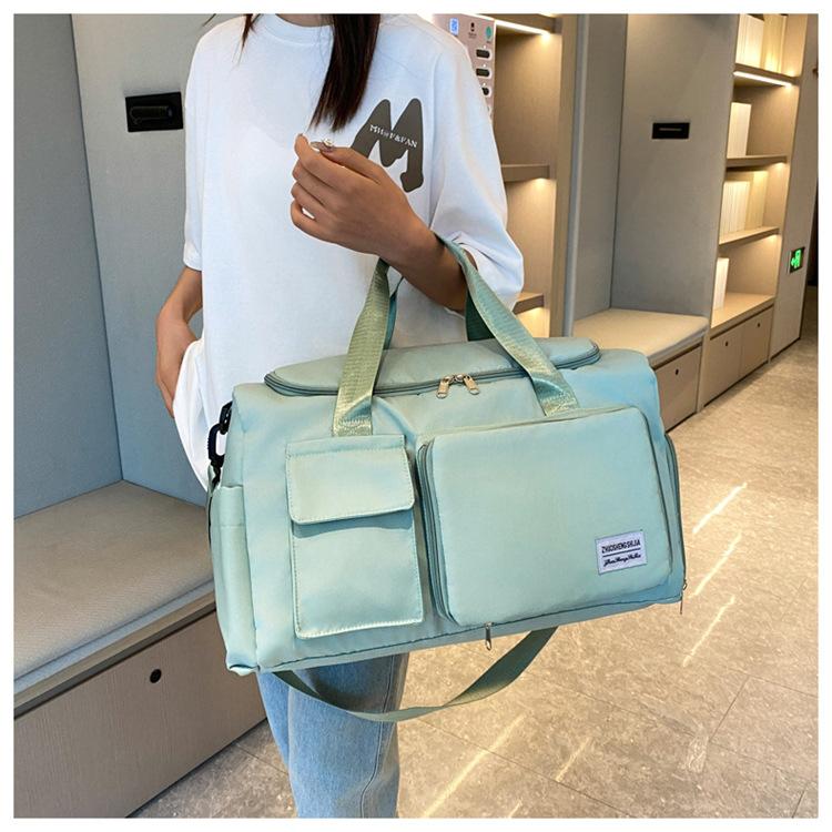 Handbag Travel Bag Large Capacity Luggage Bag Wet And Dry Separation Gym Bag Independent Shoe Compartment Folding Storage Maternity Bag