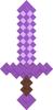 Minecraft Roleplay Battle Toy Accessories Collection with Pixel Design May (Styles Vary)