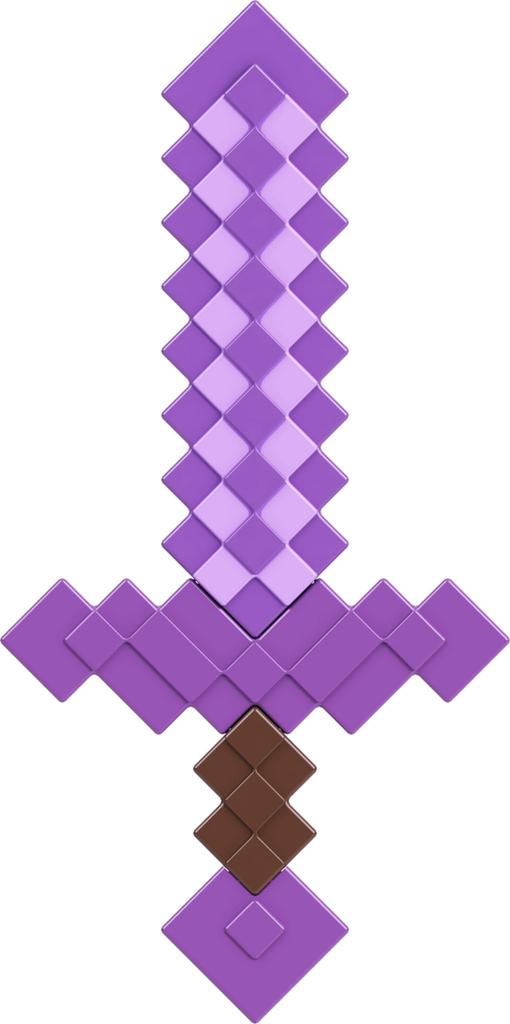 Minecraft Roleplay Battle Toy Accessories Collection with Pixel Design May (Styles Vary)