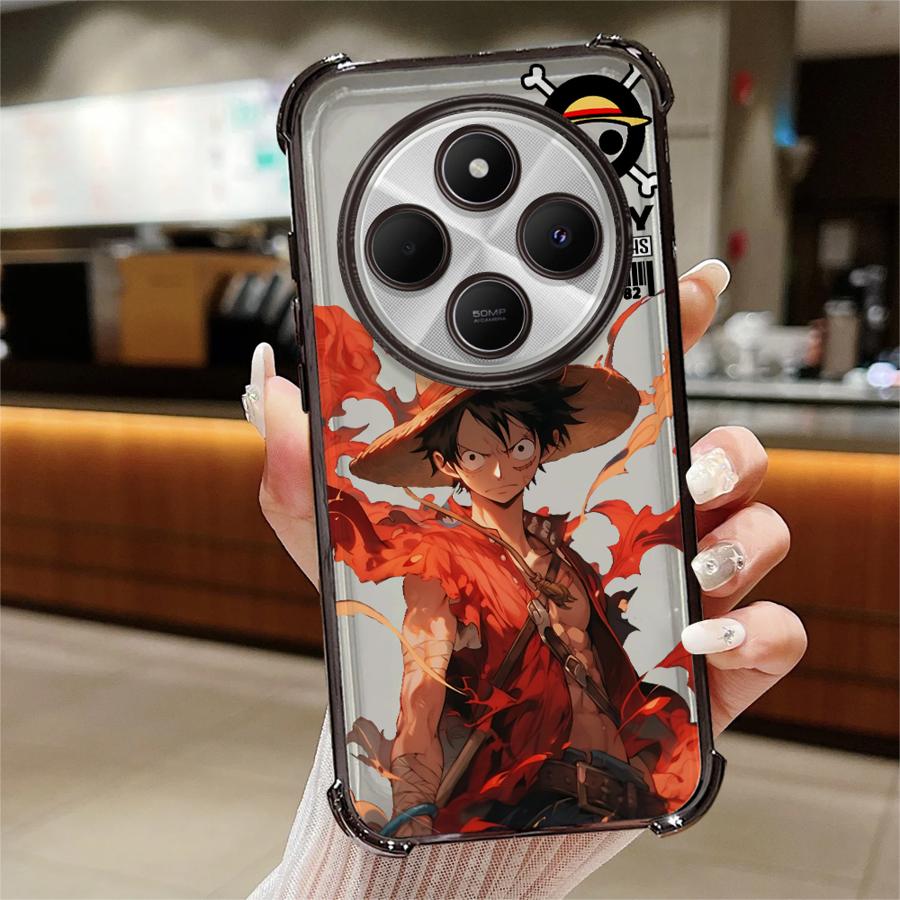 

Anime Ones Pieces Phone Case for Xiaomi Redmi K80 Pro 14C A3 A5 K80 5G A3X 13C Clear Cover Redmi K80